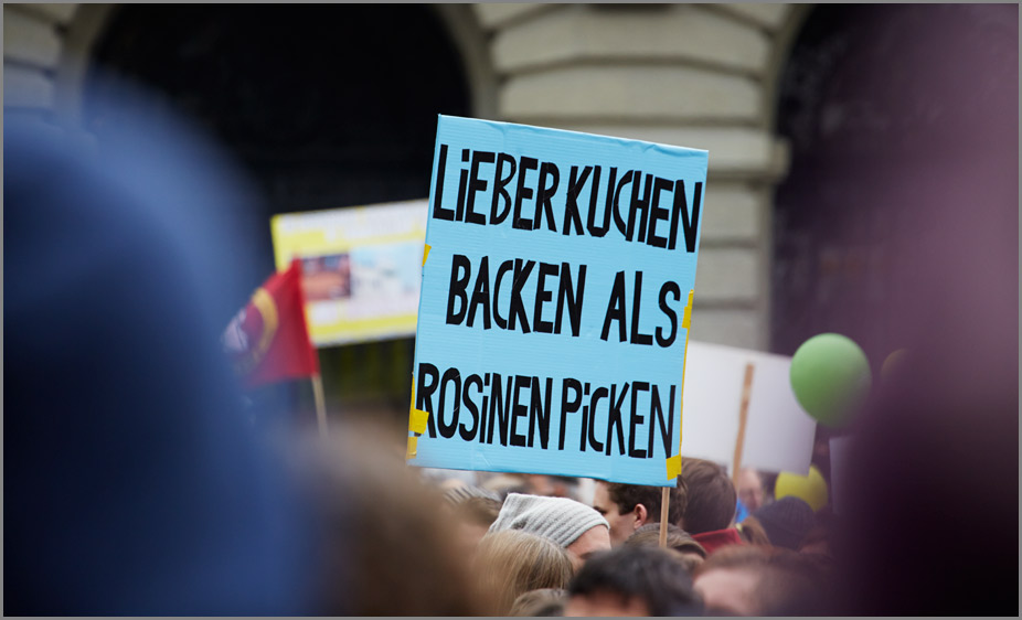 Demo für eine offene Schweiz