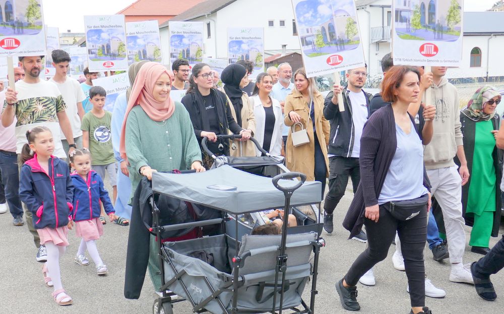 Demo für Moscheeneubau in Germersheim