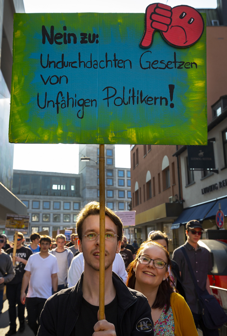 Demo gegen die Urheberrechtsreform 4