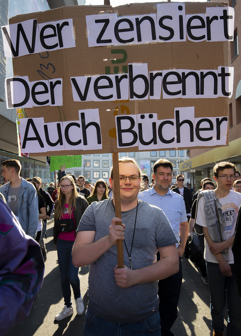 Demo gegen die Urheberrechtsreform 6