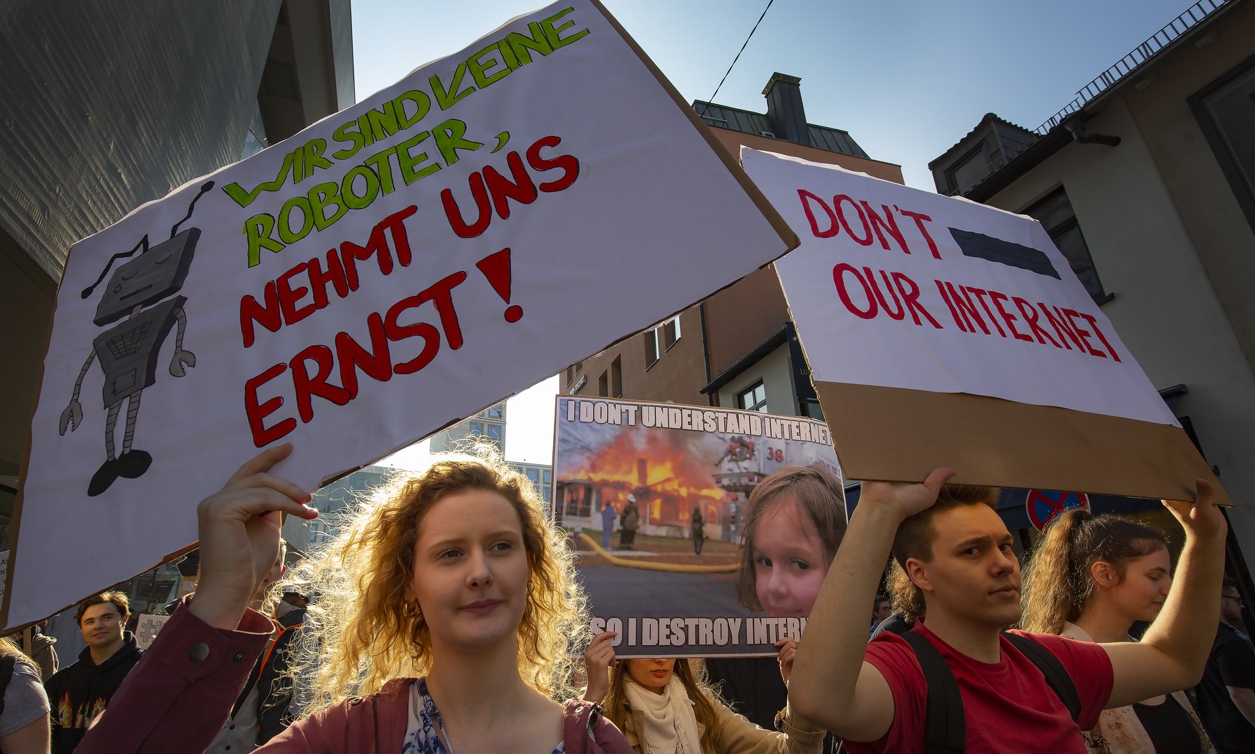 Demo gegen die Urheberrechtsreform 7