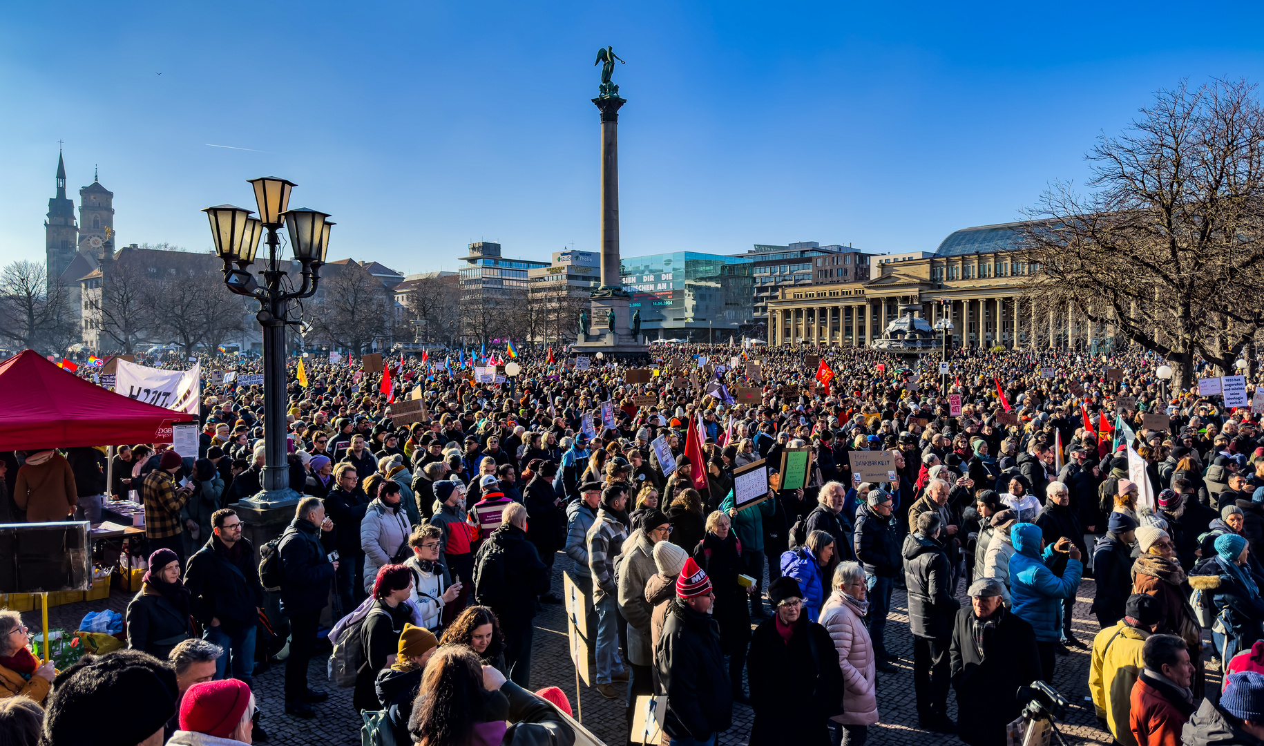 Demo gegen Faschismus und die AfD