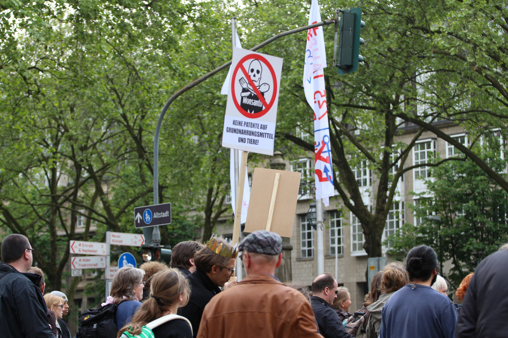 Demo gegen Monsanto