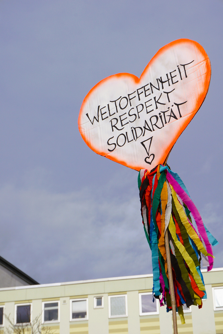 Demo gegen rechts