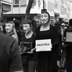 Demo vor dem Centre Pompidou