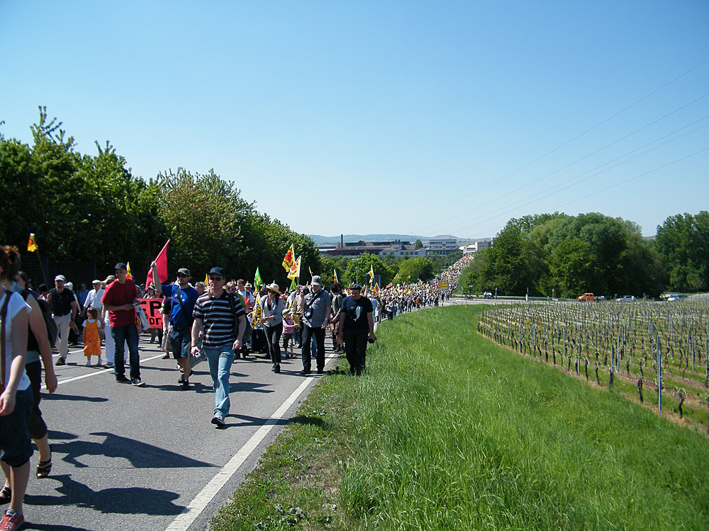 Demo zum AKW Neckarwestheim