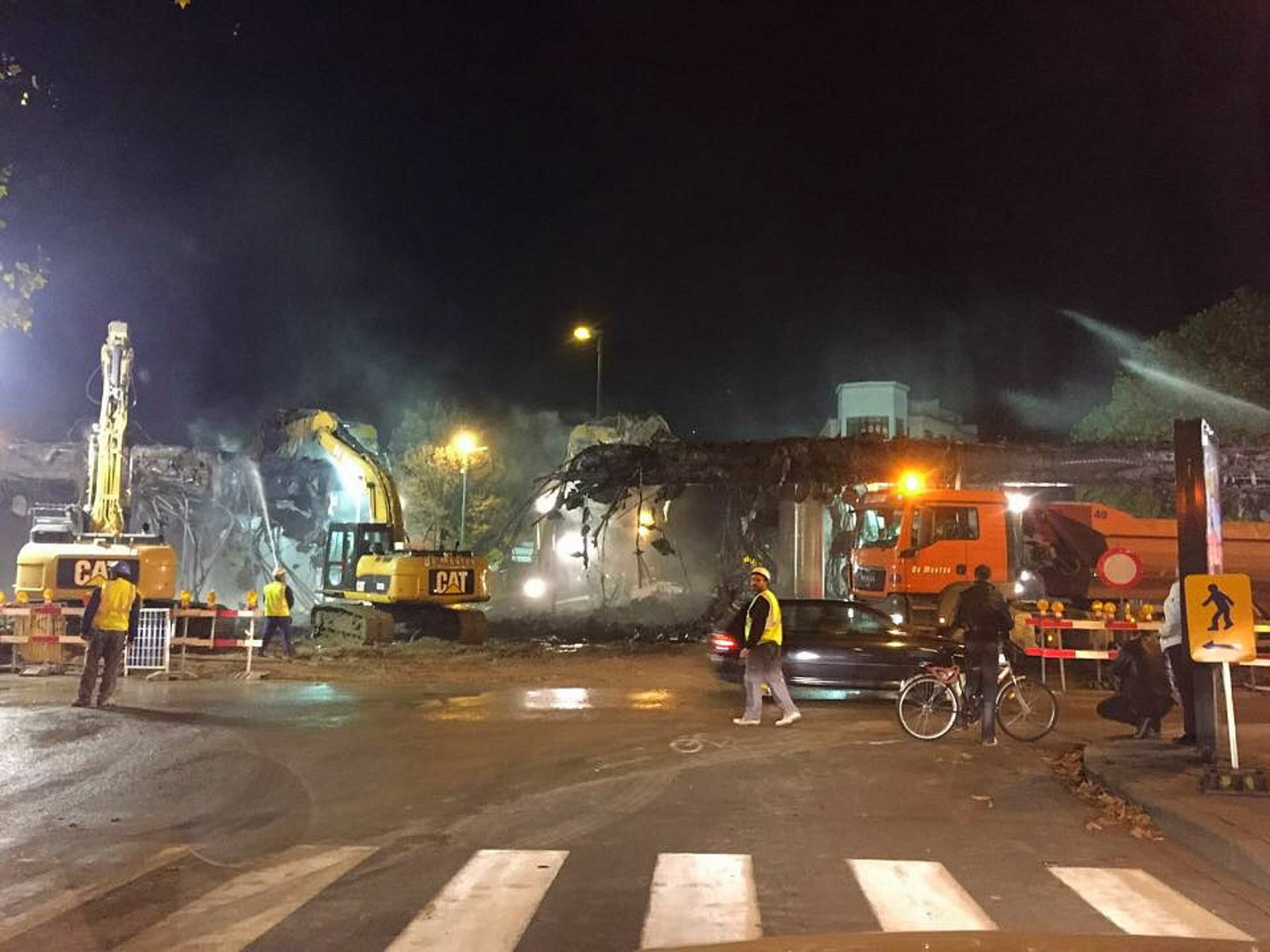 Demolizione del viaduc Reyers, Bruxelles