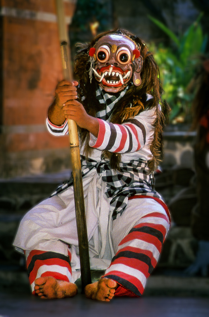 Demon figure at the Barong dance