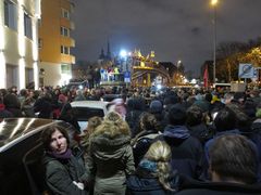 Demonstration gegen die pegida am 5.1.2014