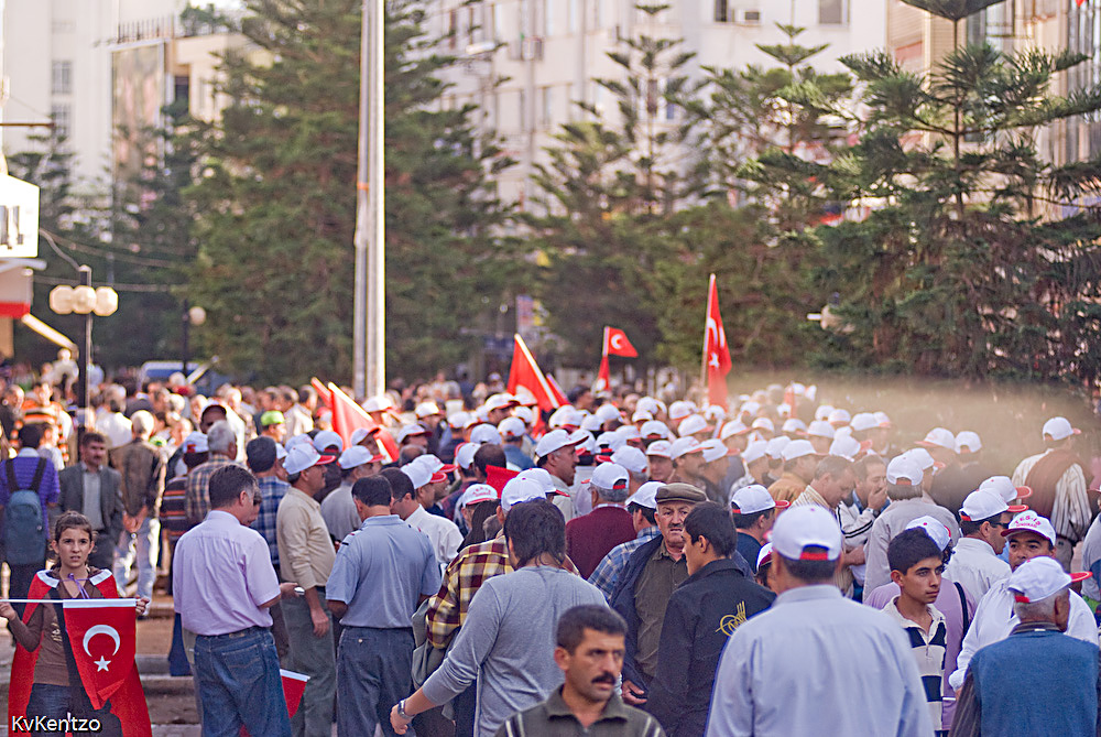 Demonstration gegen Terror der PKK