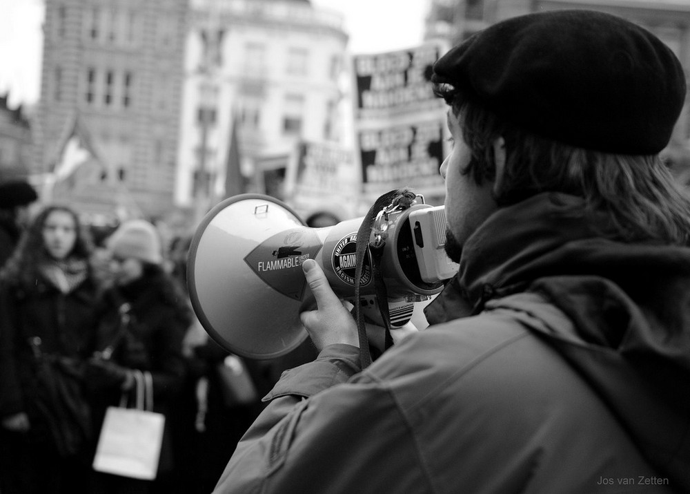 Demonstration in Amsterdam