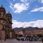 Demonstration in Cusco Square