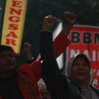 demonstration in Indonesia