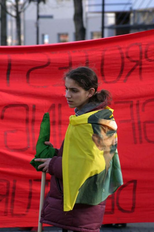 Demonstration von Kurden in Gießen