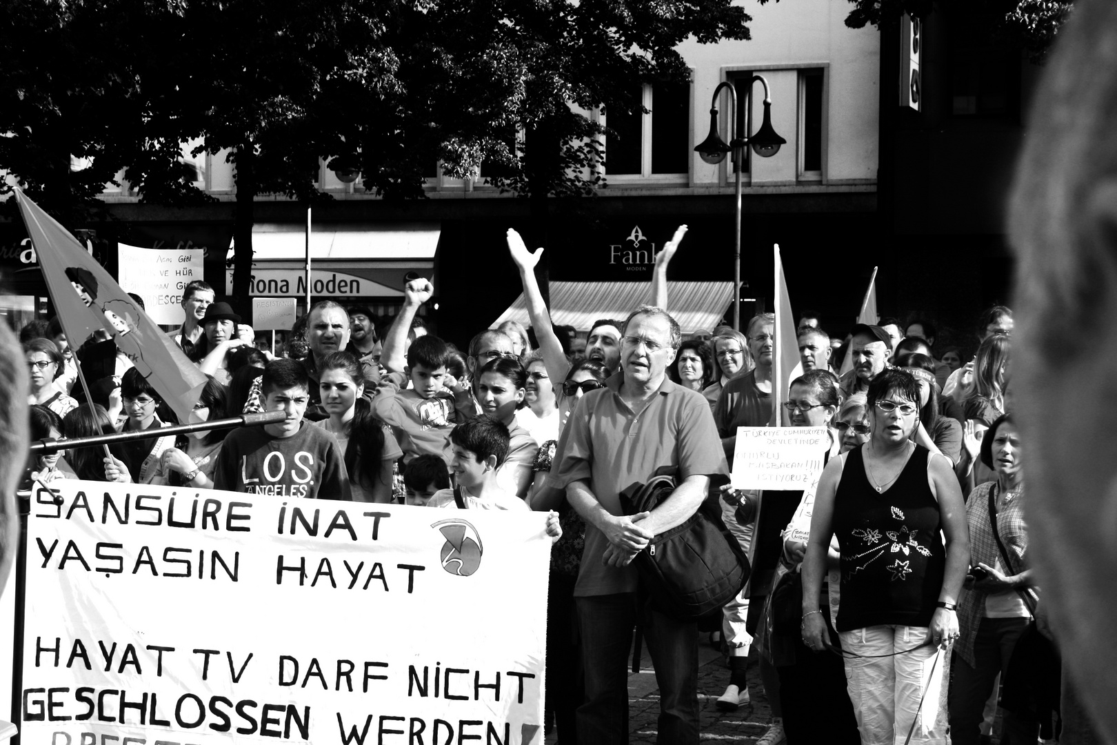 Demonstrierende Bochum 17.6 GEZI PARK DEMO