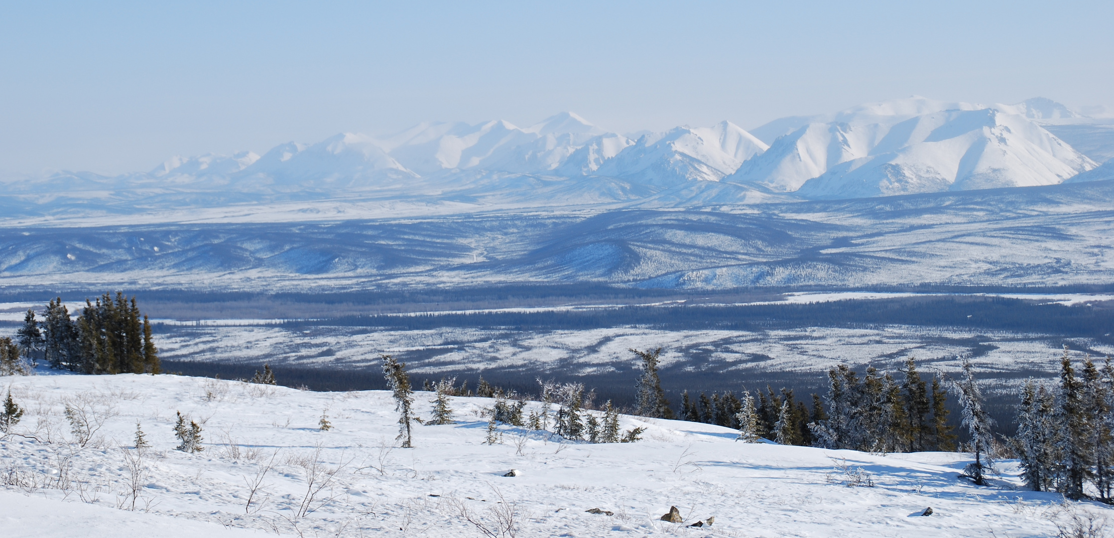 Dempster Highway im Winter