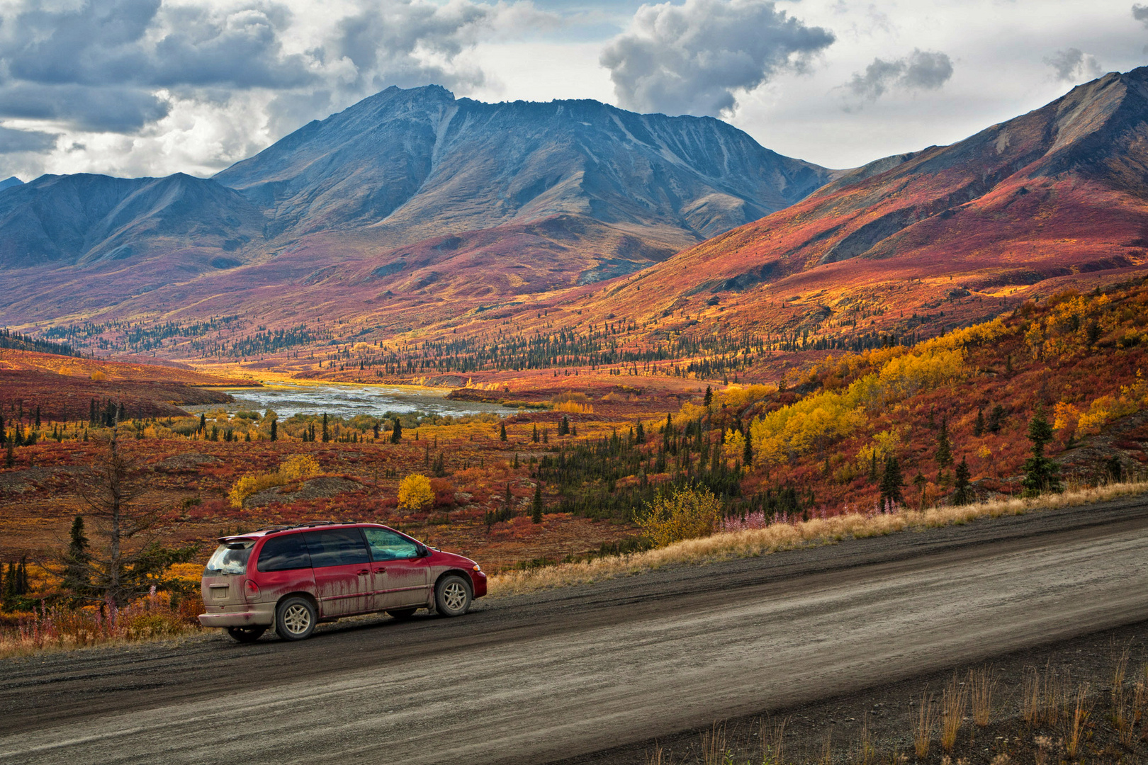 Dempster Highway im Yukon, Canada