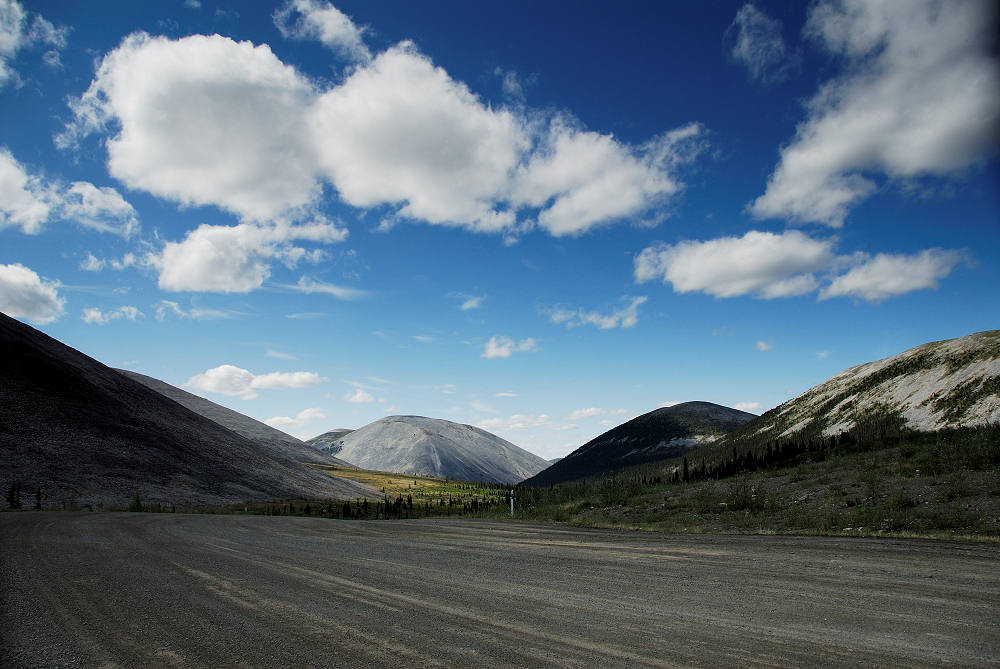 Dempster Highway's 741km one way