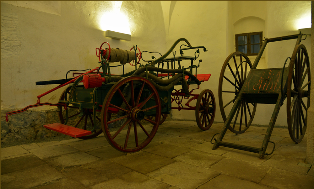 Den alten Feuerwehrwagen...,