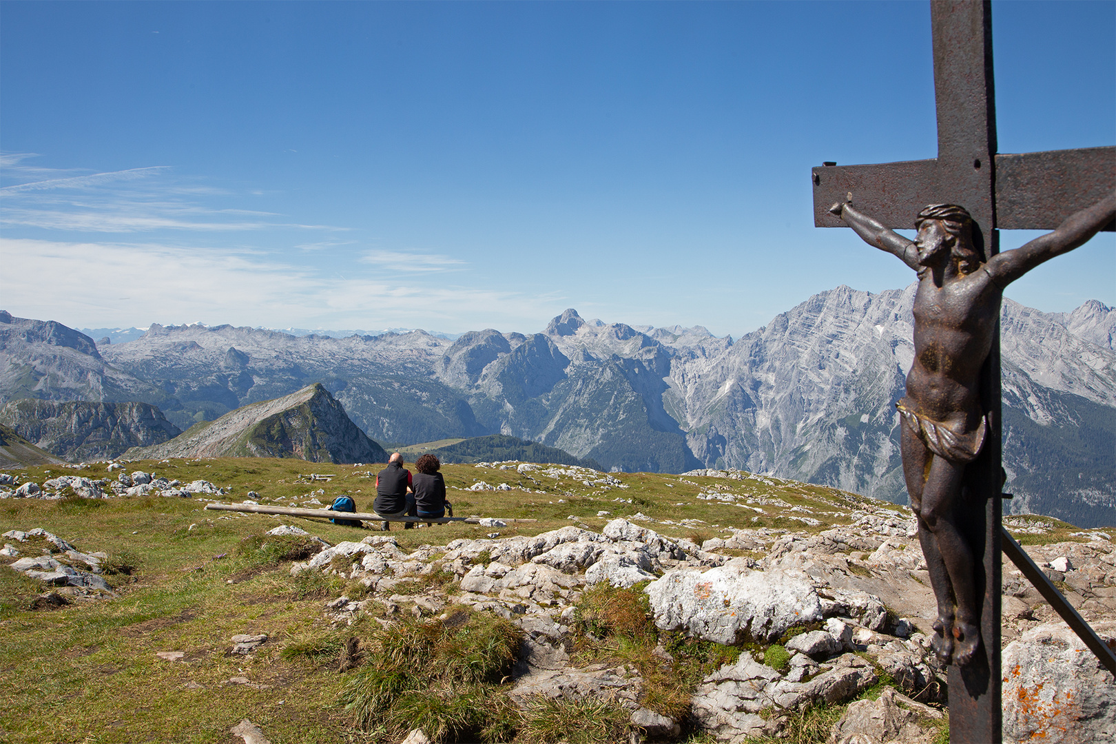 den Ausblick genießen ...