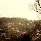 den Blick auf Gablenberg gerichtet ein Vorort von Stuttgart am Hang