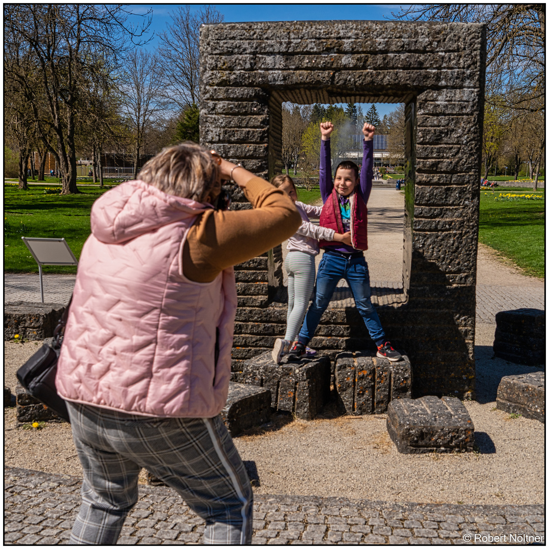 Den Durchblick festgehalten