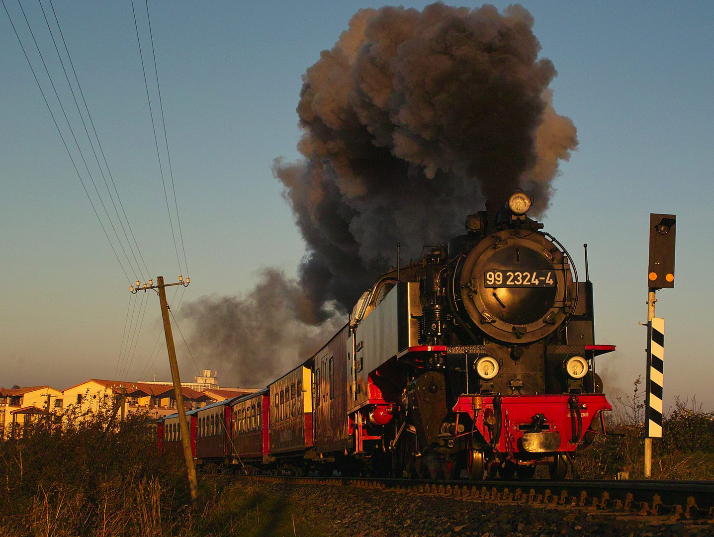 Den ersten Zug des 23.10.2011 ...