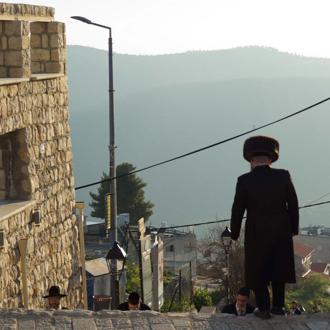 den Feiertag heiligen, aufgenommen in Safed Israel