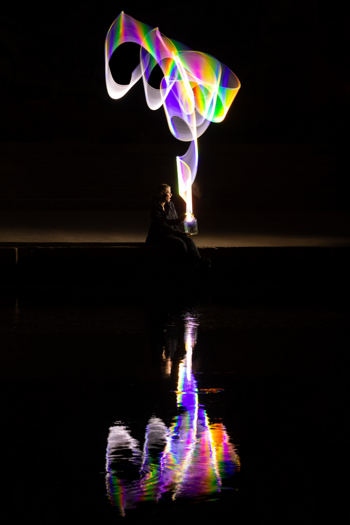 den Geist, den ich rief - Light Painting Fotokurs