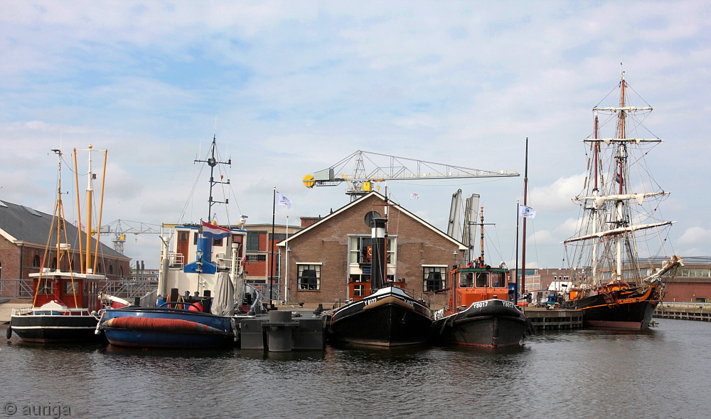 Den Helder: Am Museumskai...