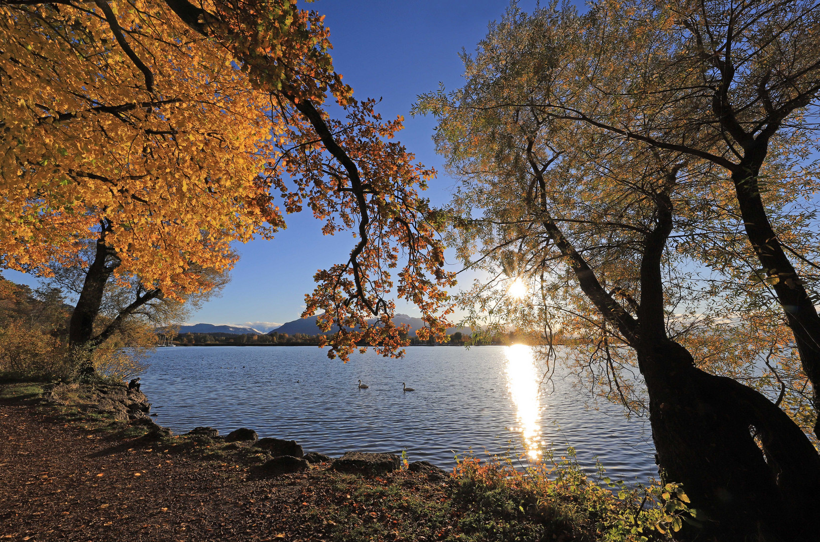 Den Herbst am See genießen