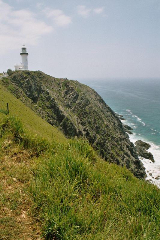 den Leuchtturm bei Byron Bay...