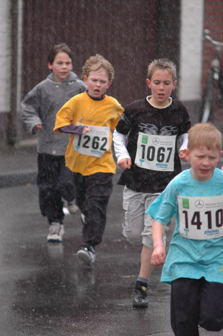 Den richtigen Sportler stört auch der Regen nicht