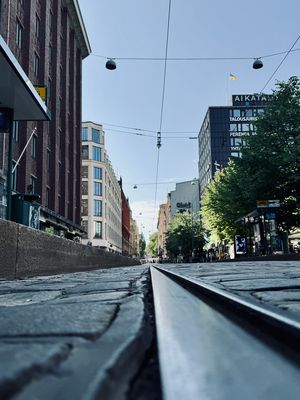 Den Schienen entlang...