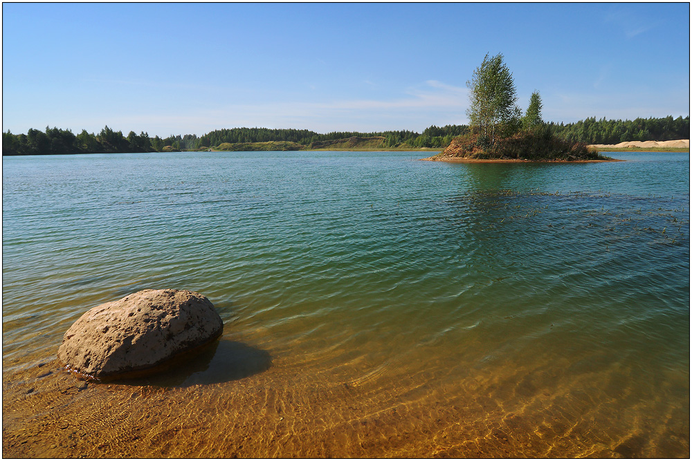 Den See mit dem schönen Wasser