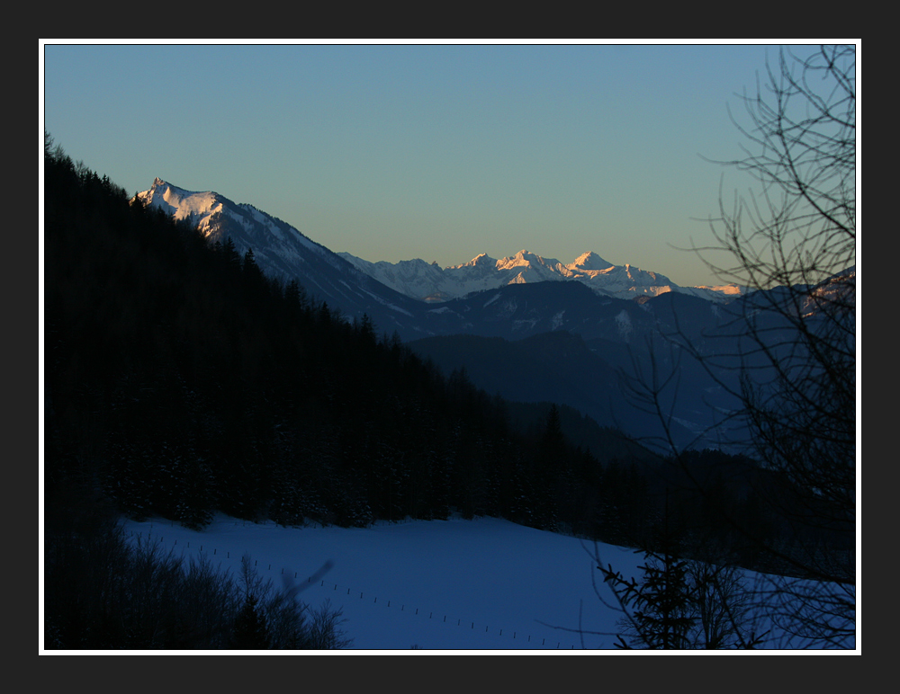 den sonnenaufgang...