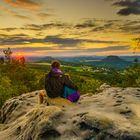 Den Sonnenuntergang gemeinsam genießen