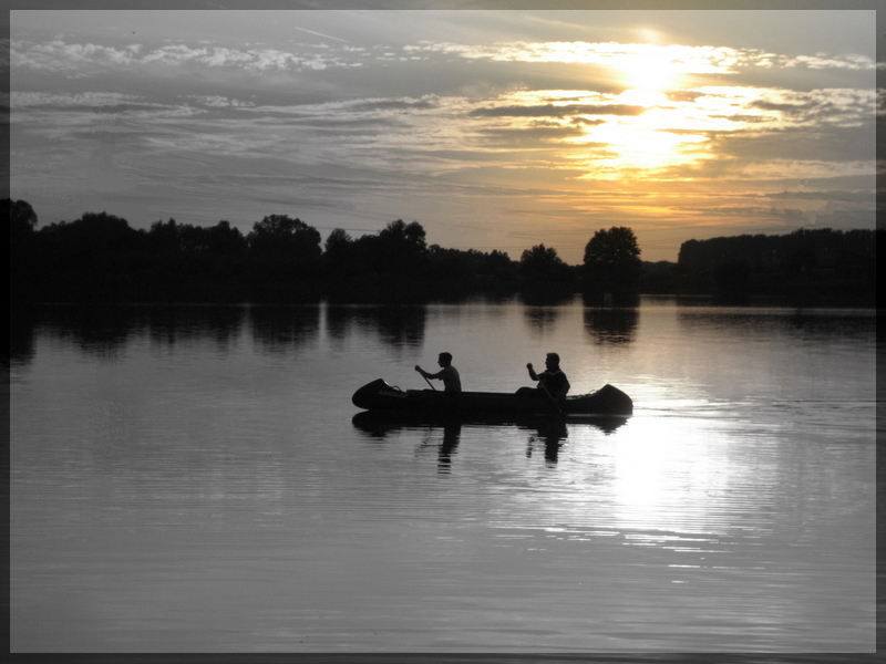 Den Sonnenuntergang geniessen