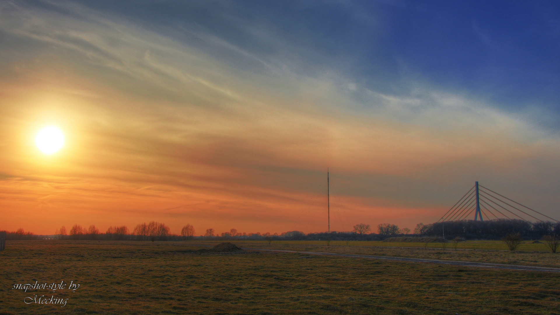 Den Sonnenuntergang genießen