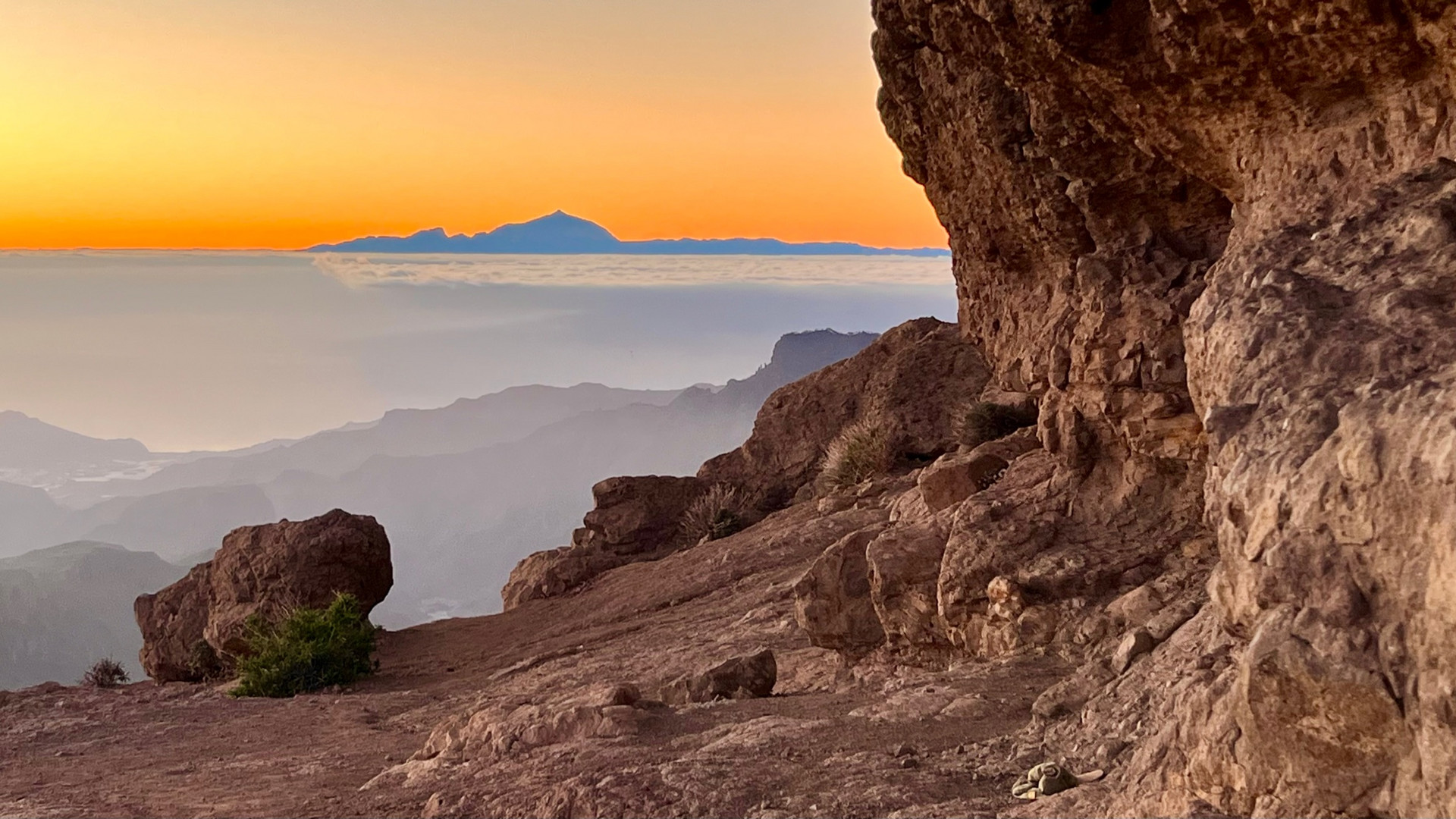 den Teide im Sonnenuntergang genießen 