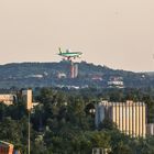 Den Teufelsberg im Hintergrund