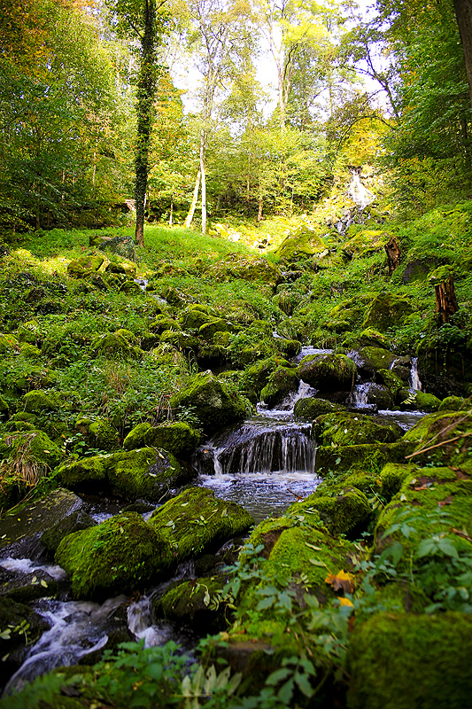 Den Wasserfall bei...