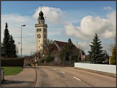 Den Weg zur Kirche...