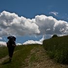 Den Wolken entgegen.