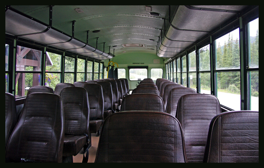 Denali Shuttle Bus...erster!!!