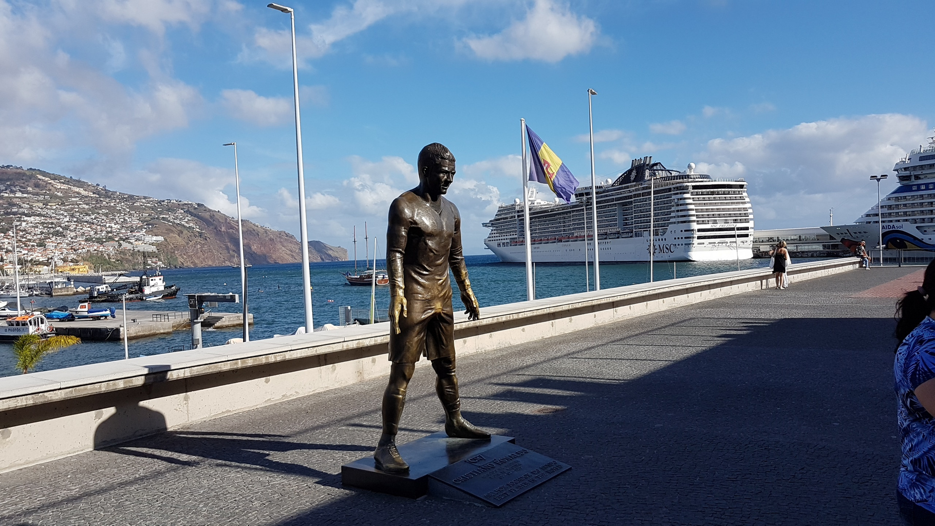 Denkmal Cristiano Ronaldo in Funchal