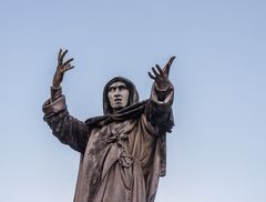 Denkmal des Bußpredigers Savonarola