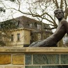 Denkmal des jungen Erich Kästner in Dresden