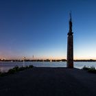 Denkmal "Drei Seeleute" an der Außenalster