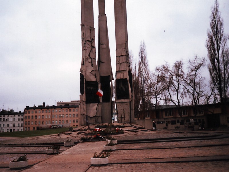 Denkmal für gefallene Werftarbeiter in Danzig